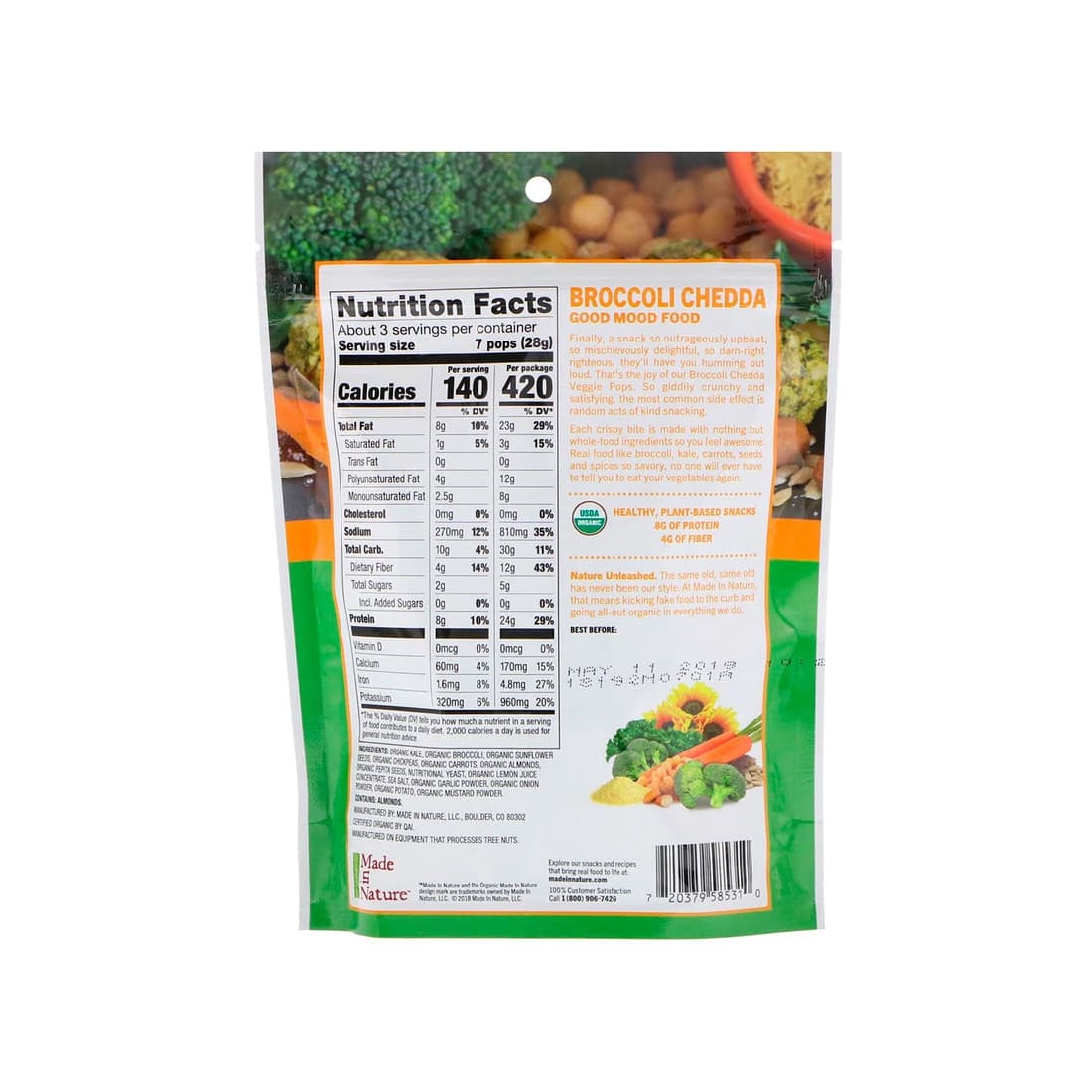 Blue Almonds Lightly Salted Vegetables - Imagem 5