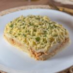 escondidinho de frango desfiado