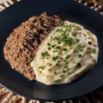 patinho moído com purê de batata